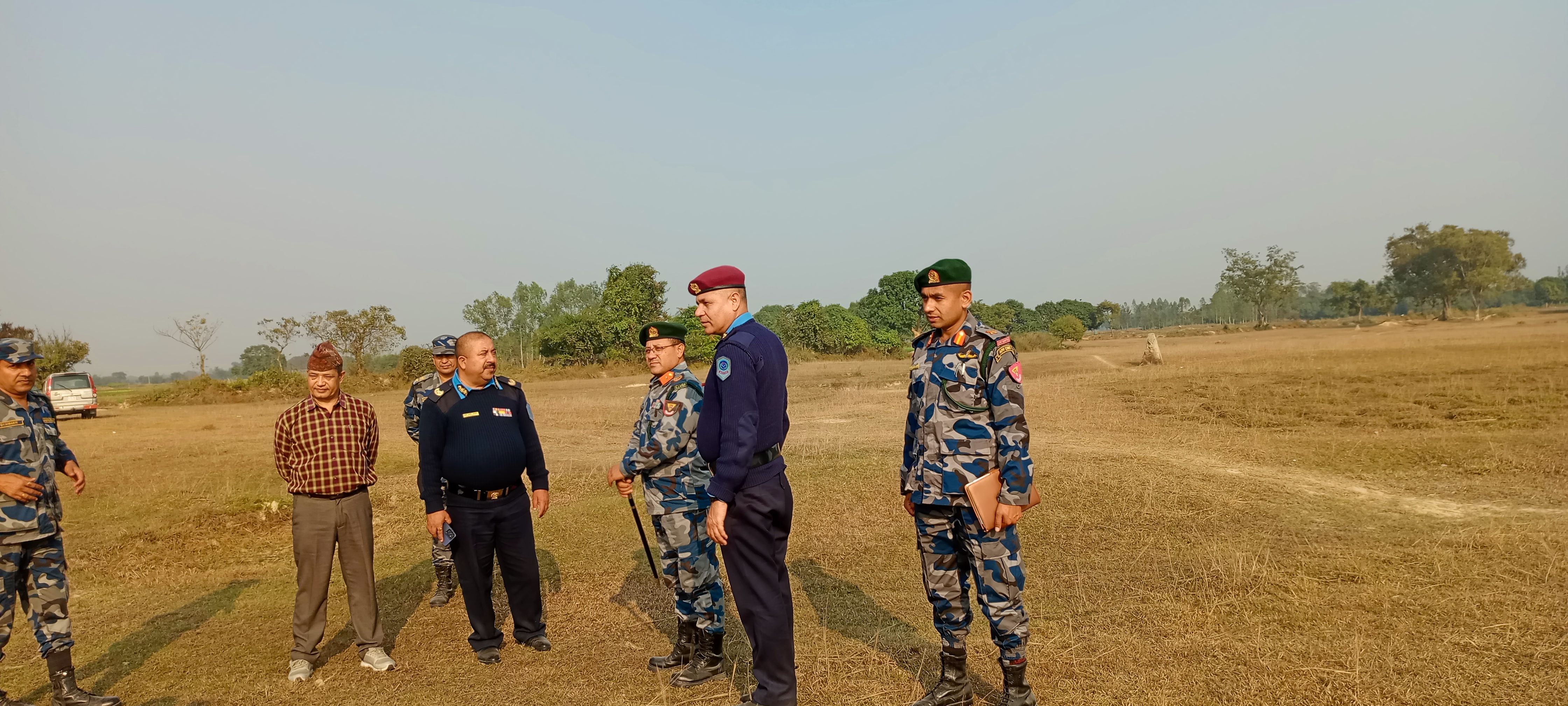 मधेश प्रदेश सुरक्षा निकायका प्रमुखहरूले गरे सीमा क्षेत्रको संयुक्त अनुगमन