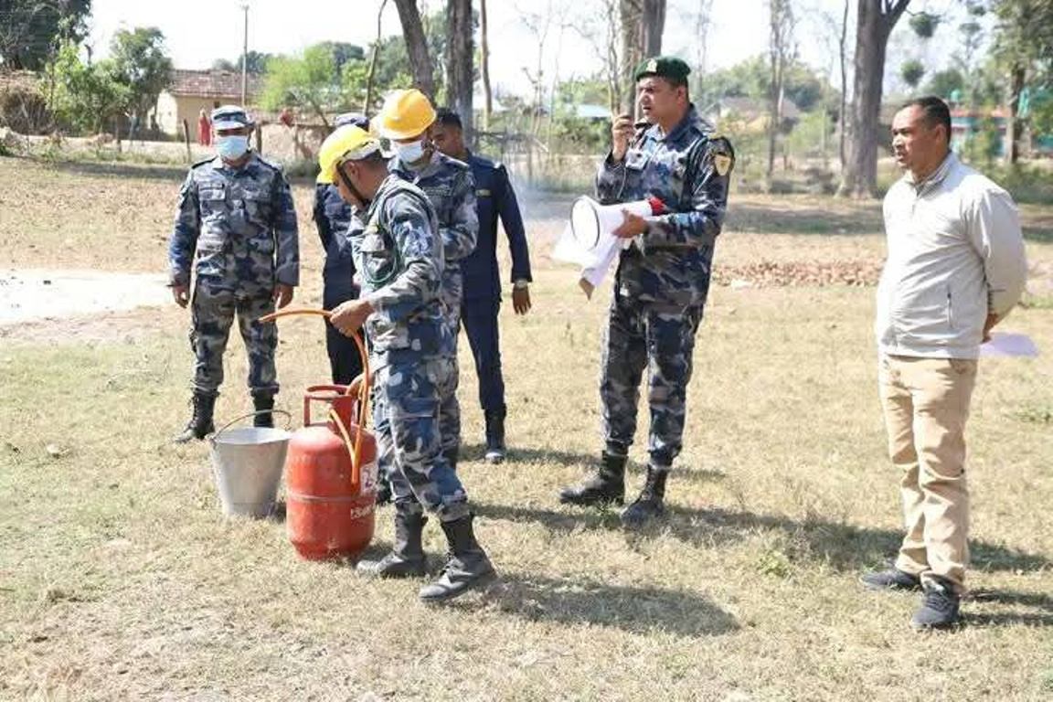 आगलागीका घटना न्यूनीकरण गर्न शुक्लाफाँटामा सचेतना