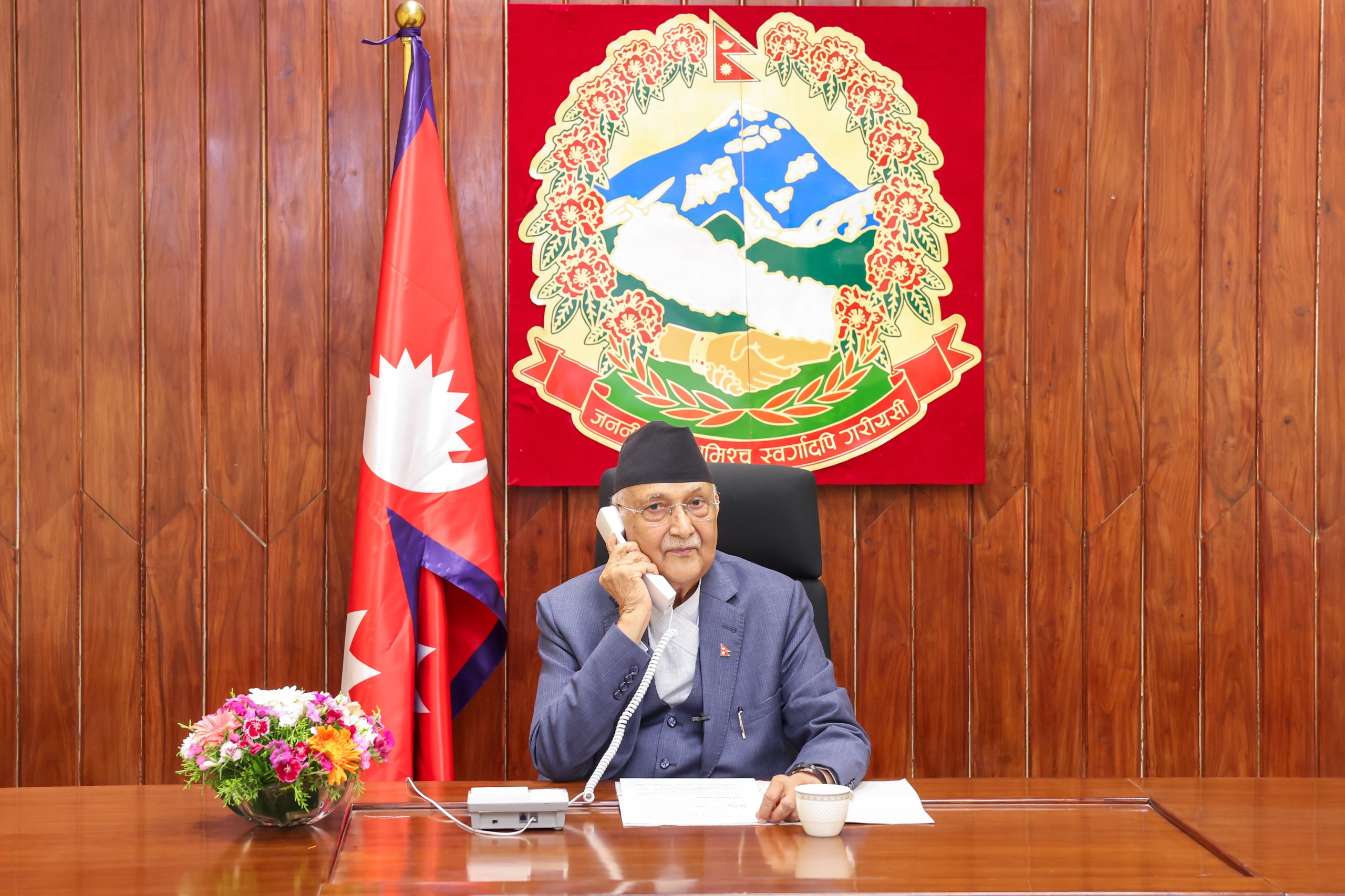 विपिन जोशीको सुरक्षित रिहाइका लागि प्रधानमन्त्रीद्वारा टर्कीका राष्ट्रपतिसँग टेलिफोन