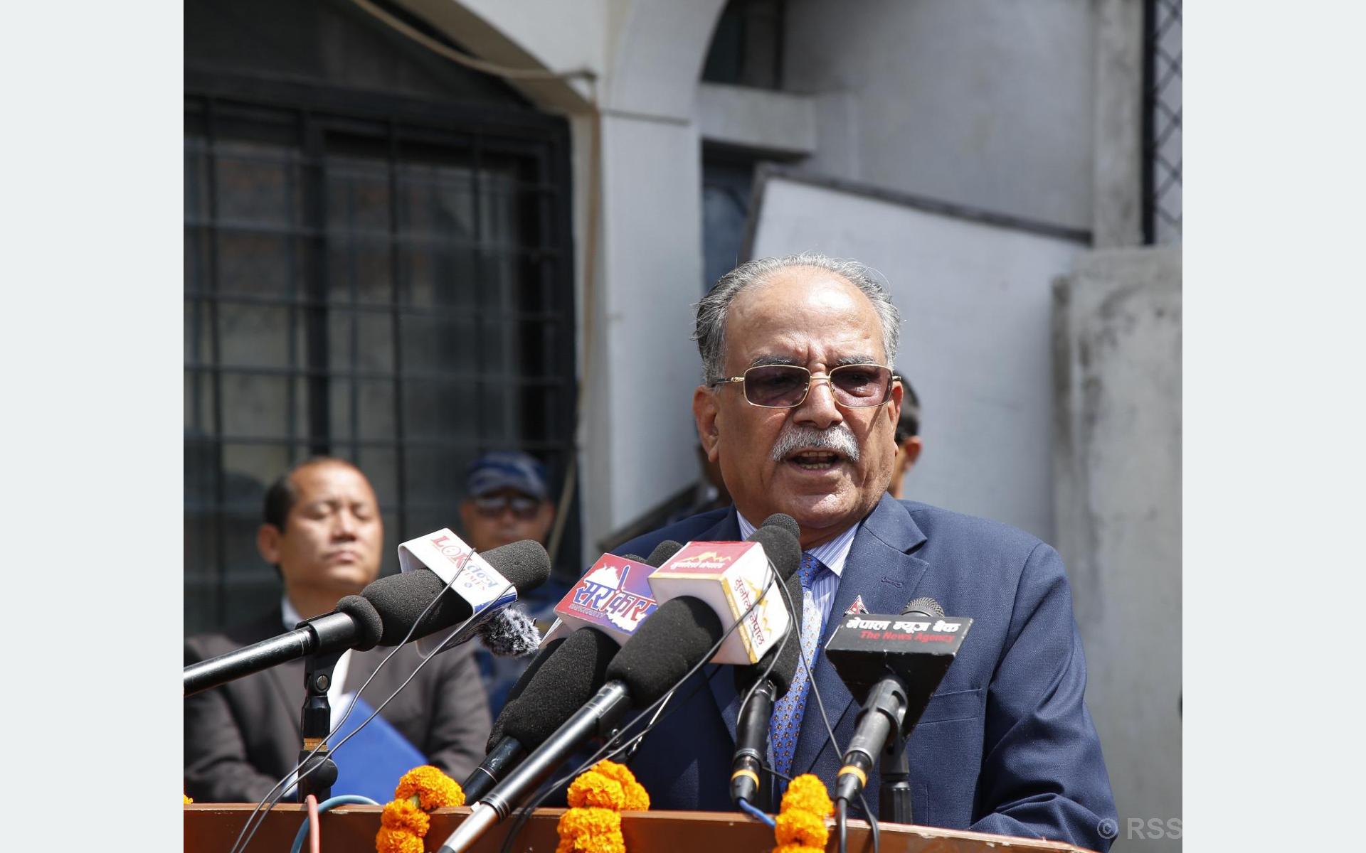 कम्युनिष्टहरुलाई एकताबद्ध गर्नु आजको आवश्यकता होः प्रचण्ड