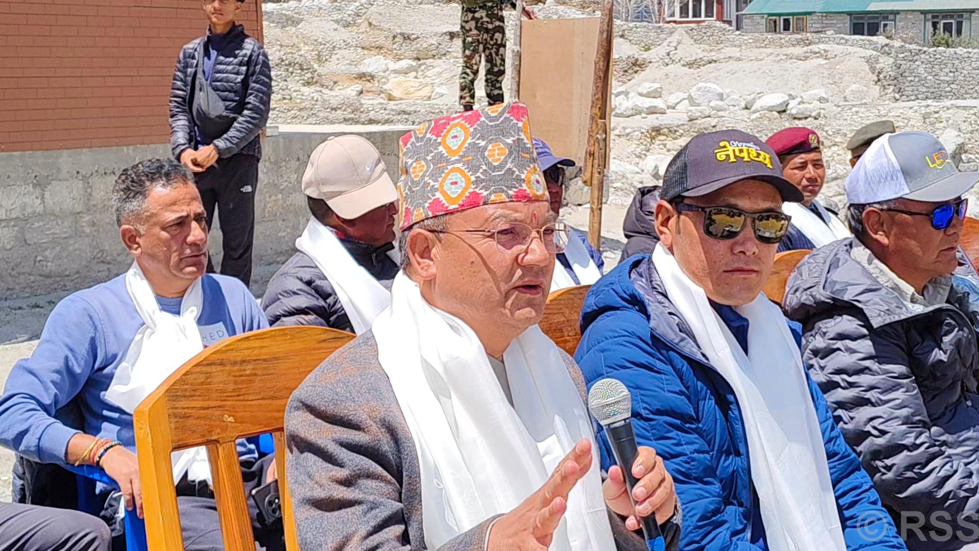 सरकारले थामे बस्तीको पुनःनिर्माण गर्ने