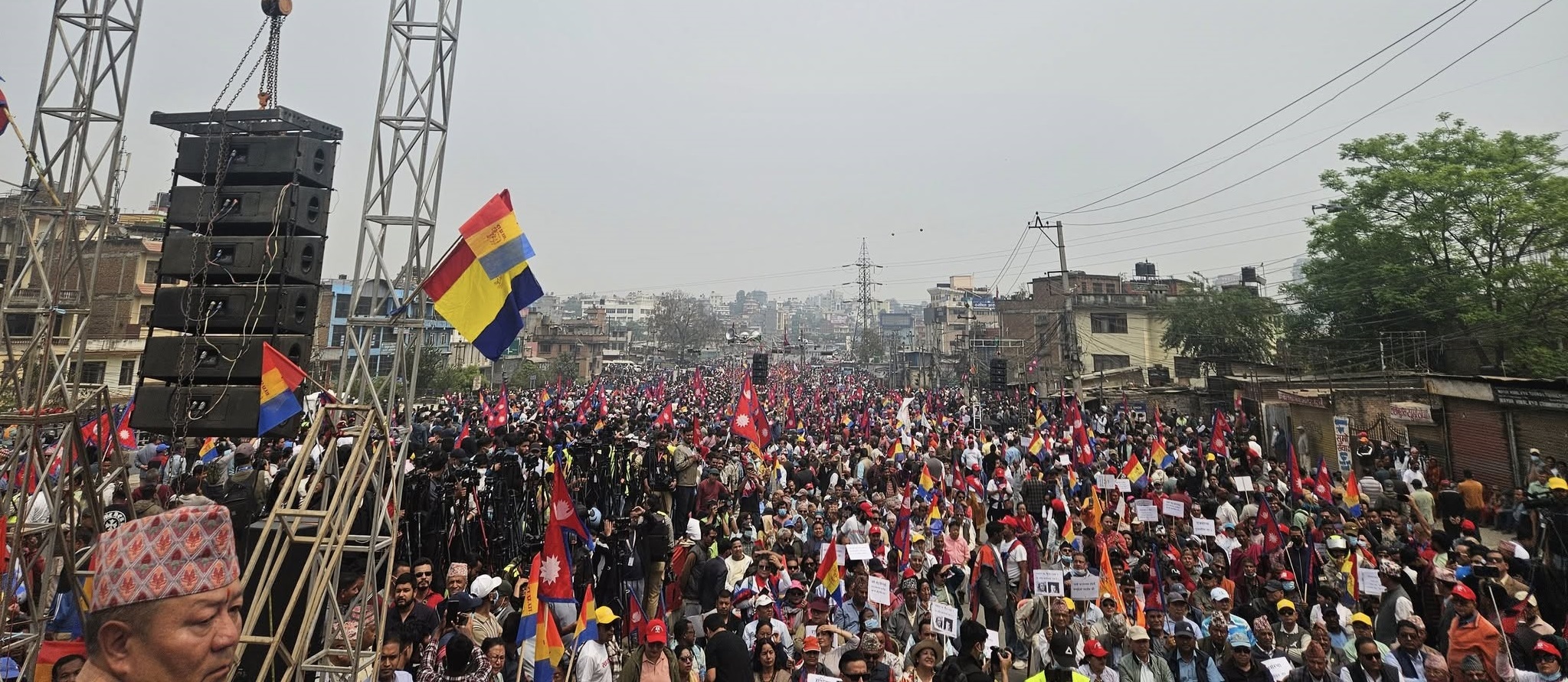 राप्रपा प्रदर्शन स्थलबाट दुई जना नियन्त्रणमा