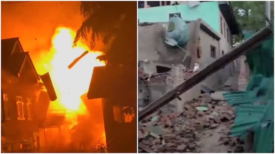 कश्मीर आक्रमणमा संलग्न एक जनाको घर बमले उडाइयो, अर्कोको घरमा डोजर चलाइयो