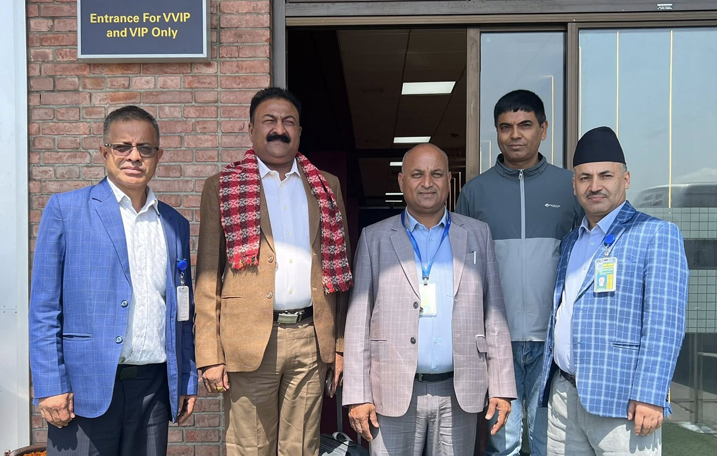 संघीय मामिलामन्त्री राजकुमार गुप्ता अमेरिका प्रस्थान