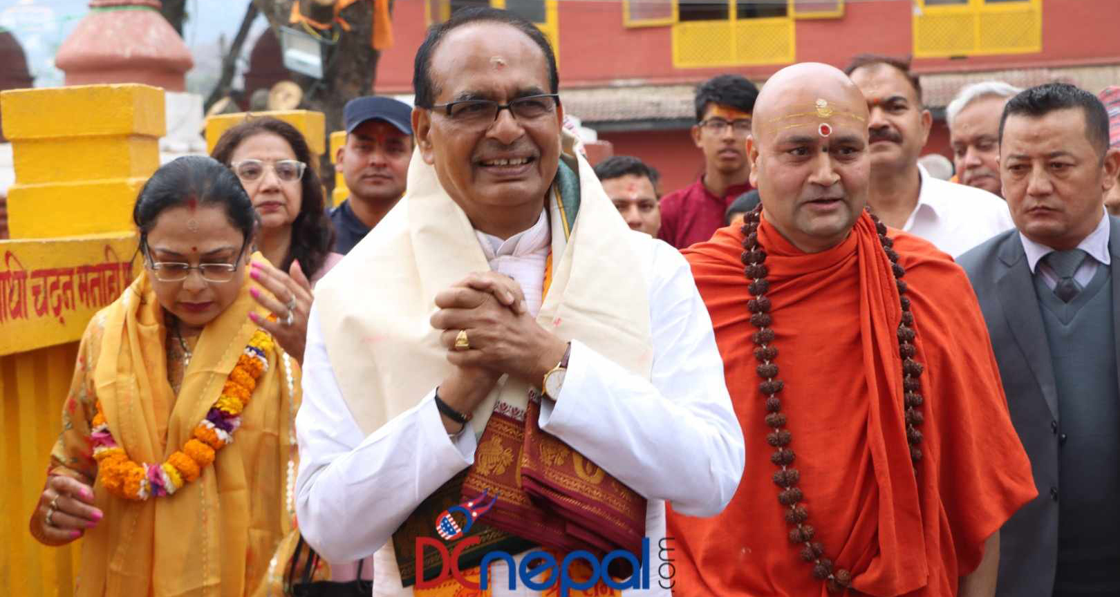 भारतका कृषिमन्त्री बुढानिलकण्ठमा (फोटो फिचर)