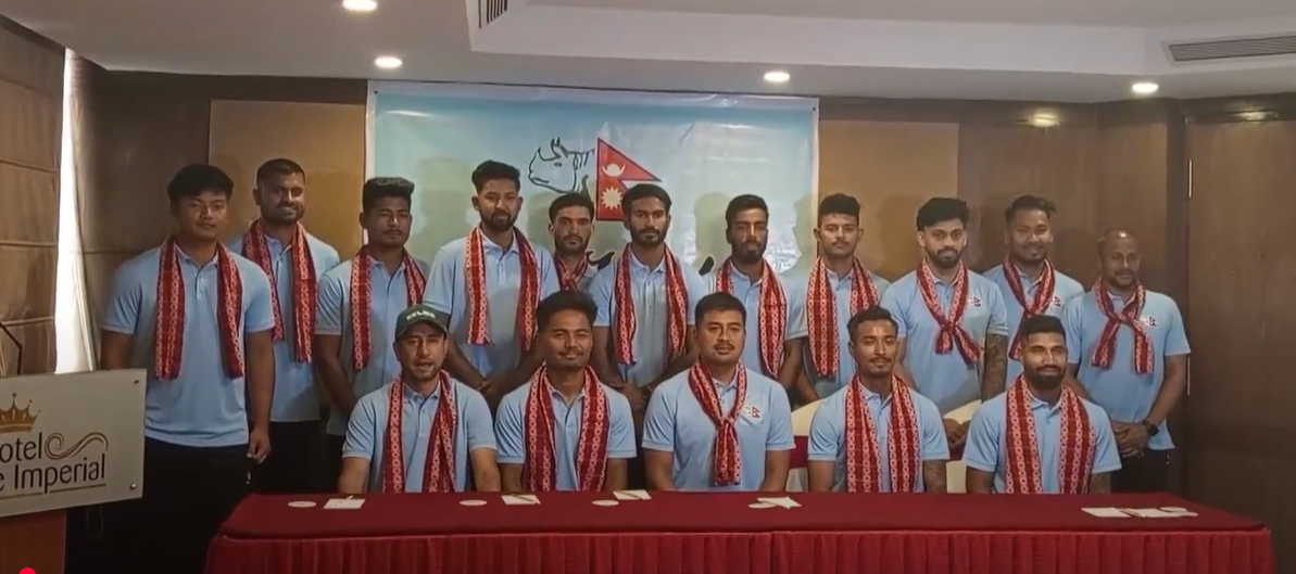 हङकङ जाने नेपाली क्रिकेट टोलीको बिदाई